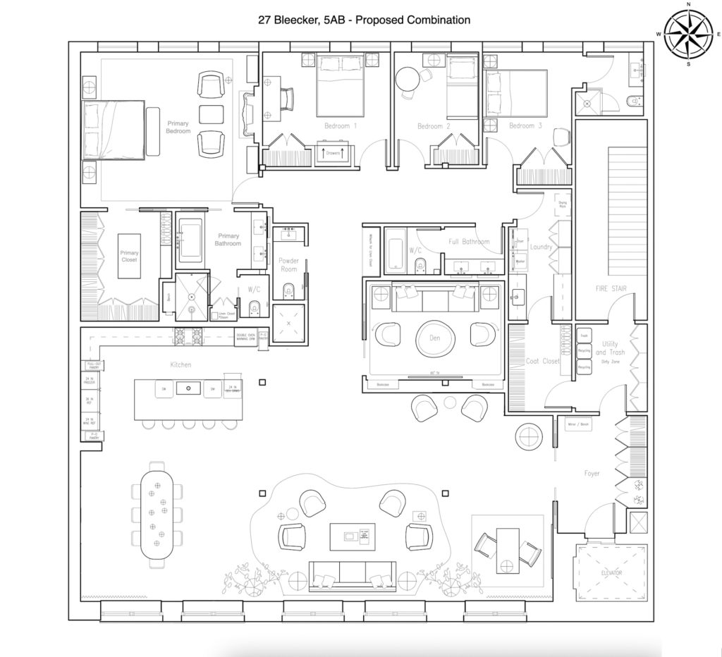 27 Bleecker, 5AB - Furnished Combo