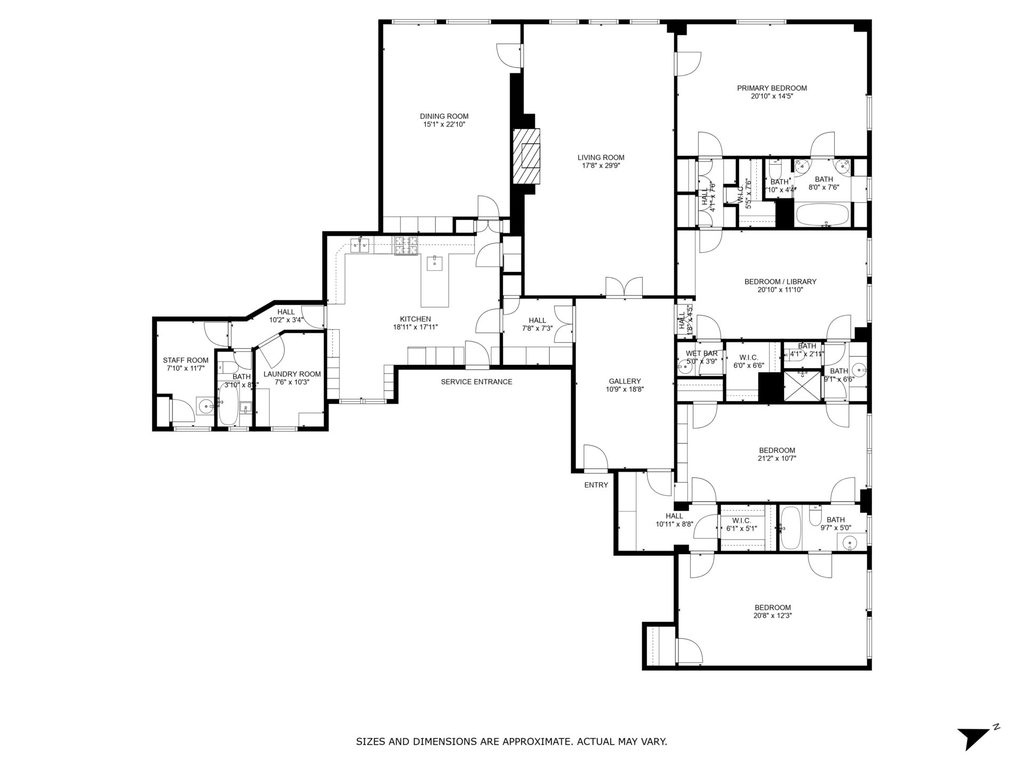 30 East 71, 11B - Floorplan